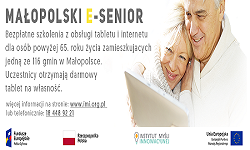 Rekrutacja do projektu „Małopolski e-Senior”
