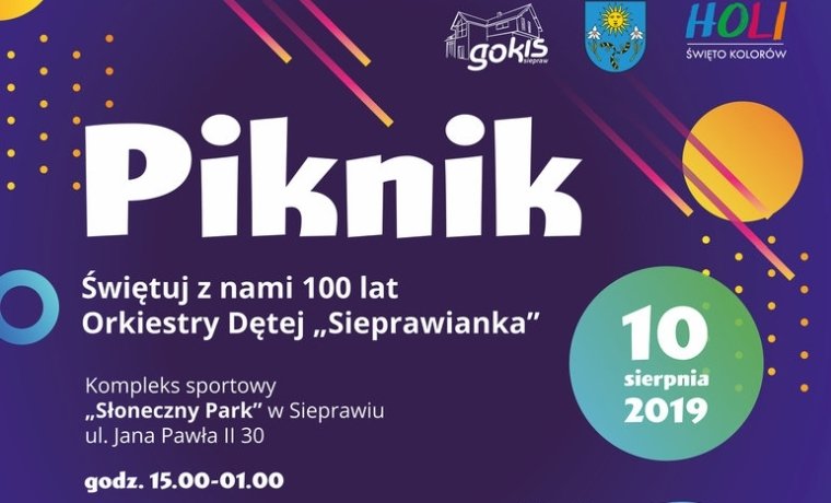10 sierpnia - Piknik w Sieprawiu