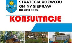 Konsultacje społeczne projektu Strategii Rozwoju Gminy Siepraw do 2030 roku