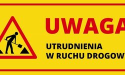 Utrudnienia w ruchu na ulicy Wrzosowej w Sieprawiu