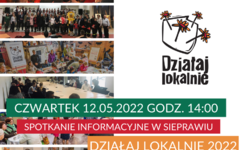 Spotkanie informacyjne Programu Działaj Lokalnie 2022