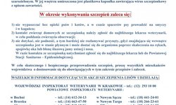 Jesienna akcja szczepienia lisów wolno żyjących