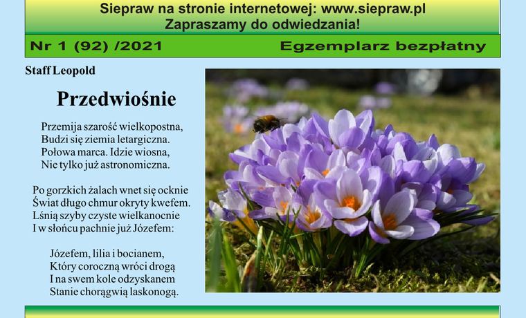 Z Czterech Stron Gminy Nr 1 (92) z 2021 roku