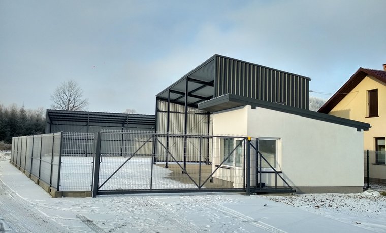 Punkt selektywnej zbiórki odpadów nieczynny